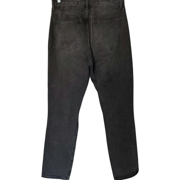 Pistola Keaton Distressed Straight Leg Busted Knee Jeans Women's 28 Black Taurus - Picture 2 of 6